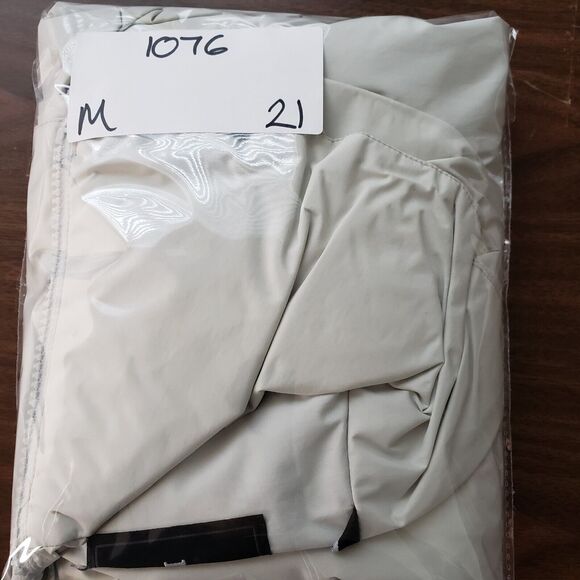 Vintage Marmot Trench Coat M White Long Rain Jacket Parka Old Money Preppy Chic - Picture 11 of 11